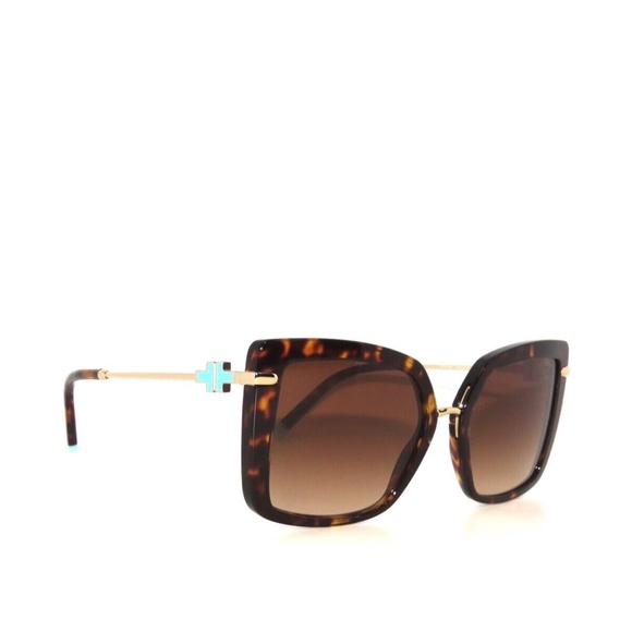 Tiffany & Co TF4185 4185 80153B Havana Brown Gradient Sunglasses main image 5